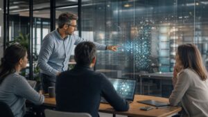Ultra-photorealistic AI business featured image for How AI Data Systems Changes the Economics of Small Businesses