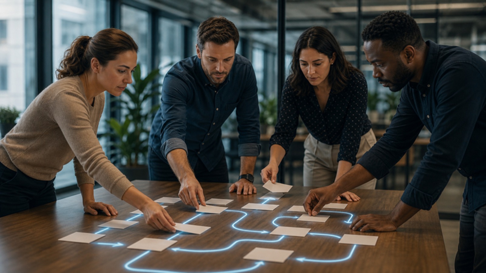 Ultra-photorealistic AI business featured image for How AI Roles Changes the Economics of Founders