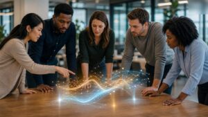 Ultra-photorealistic AI business featured image for Beginner's Guide to AI Predictive Insights for Finance Teams