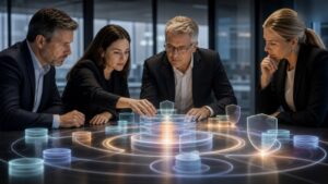 Ultra-photorealistic AI business featured image for How to Build a Risk Model Around AI Executive Dashboards
