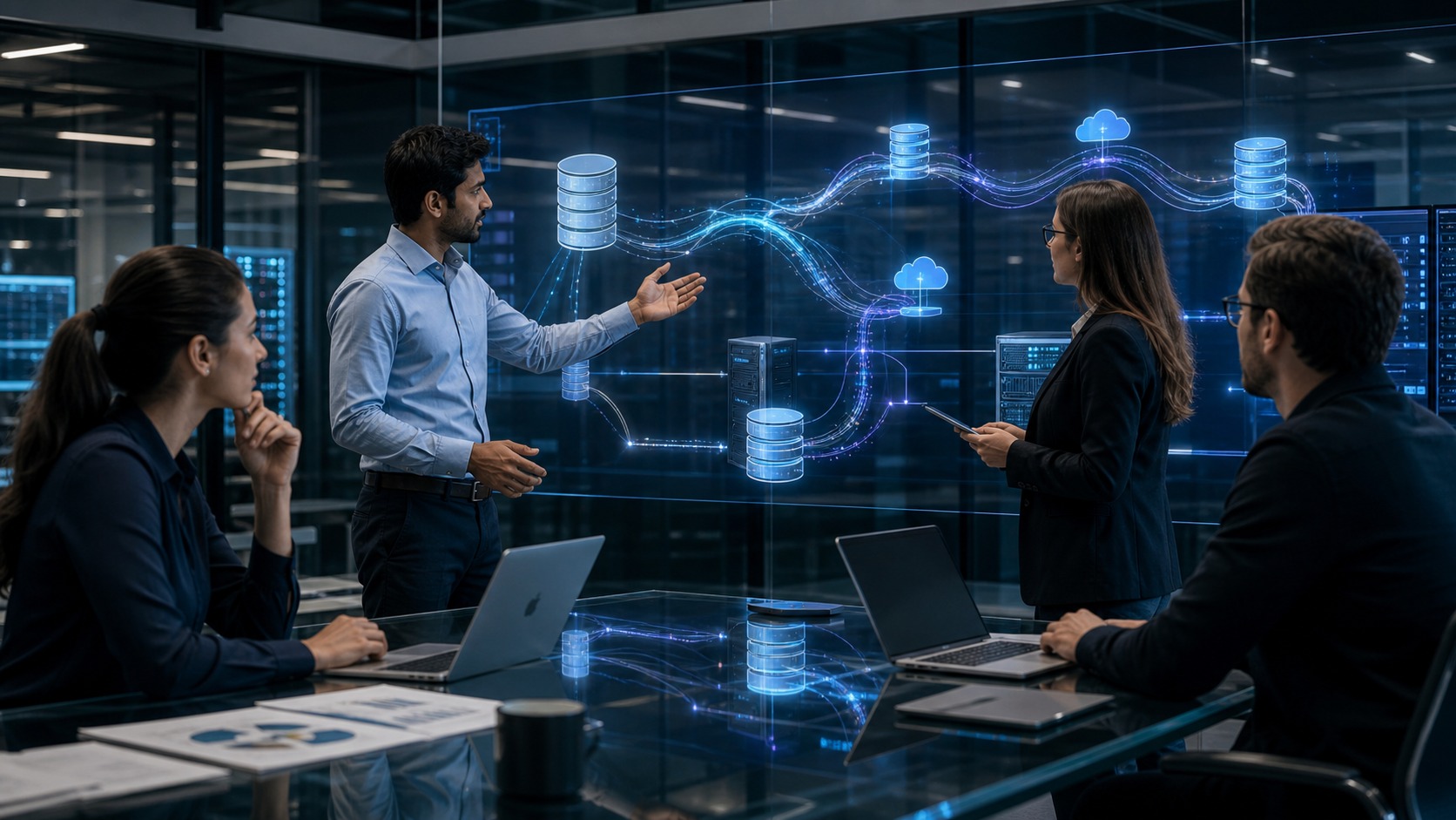 Photorealistic AI business featured image for How to Build a Data Pipeline Around AI Data Pipelines